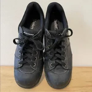 Skechers | Shoes | Skechers 9s Y2k Grunge Punk Black Shoes